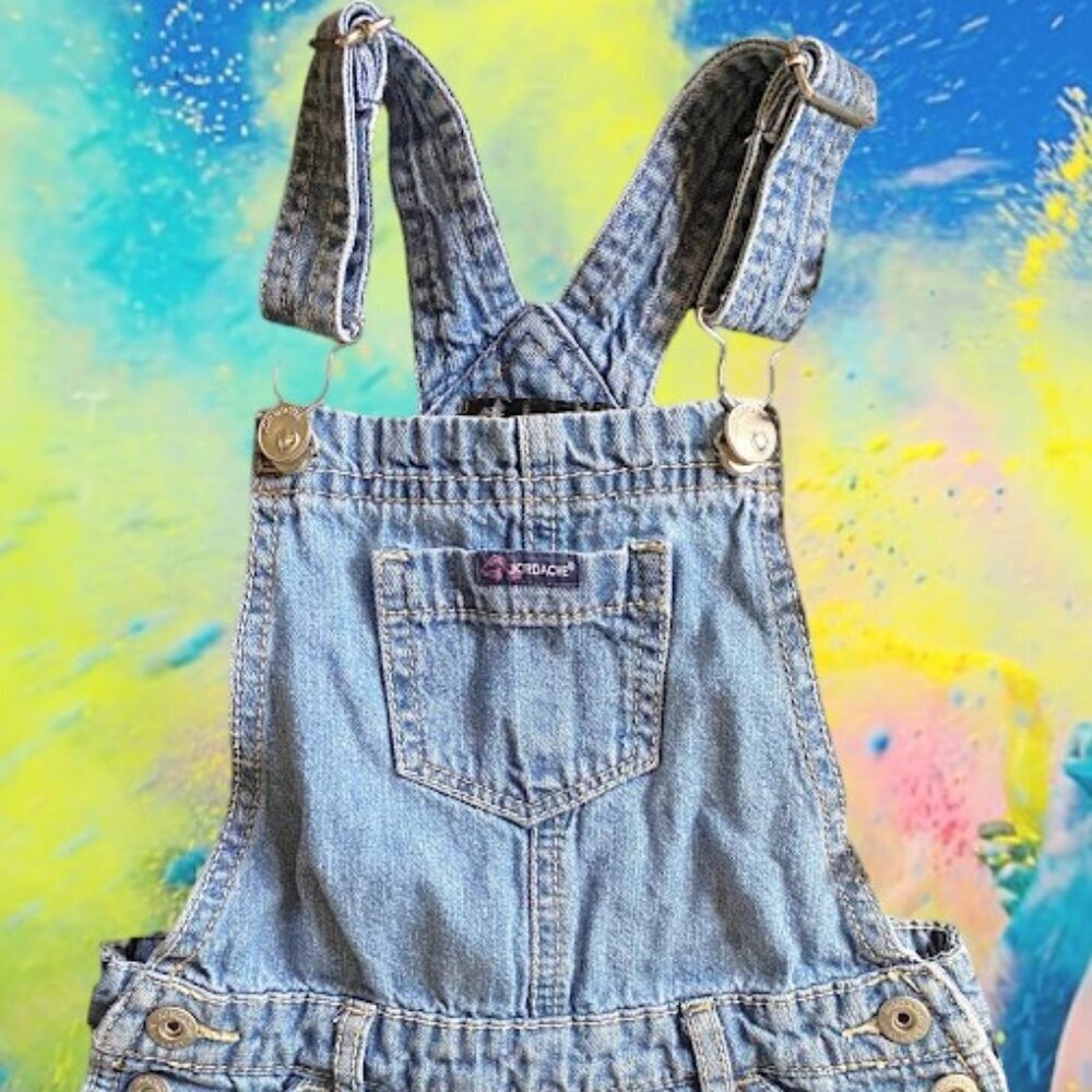 Jordache Jean Short Overalls